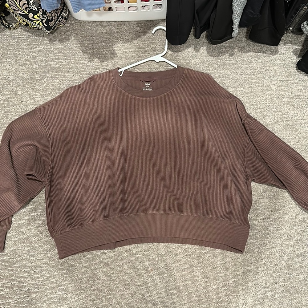 Aerie cropped crew neck